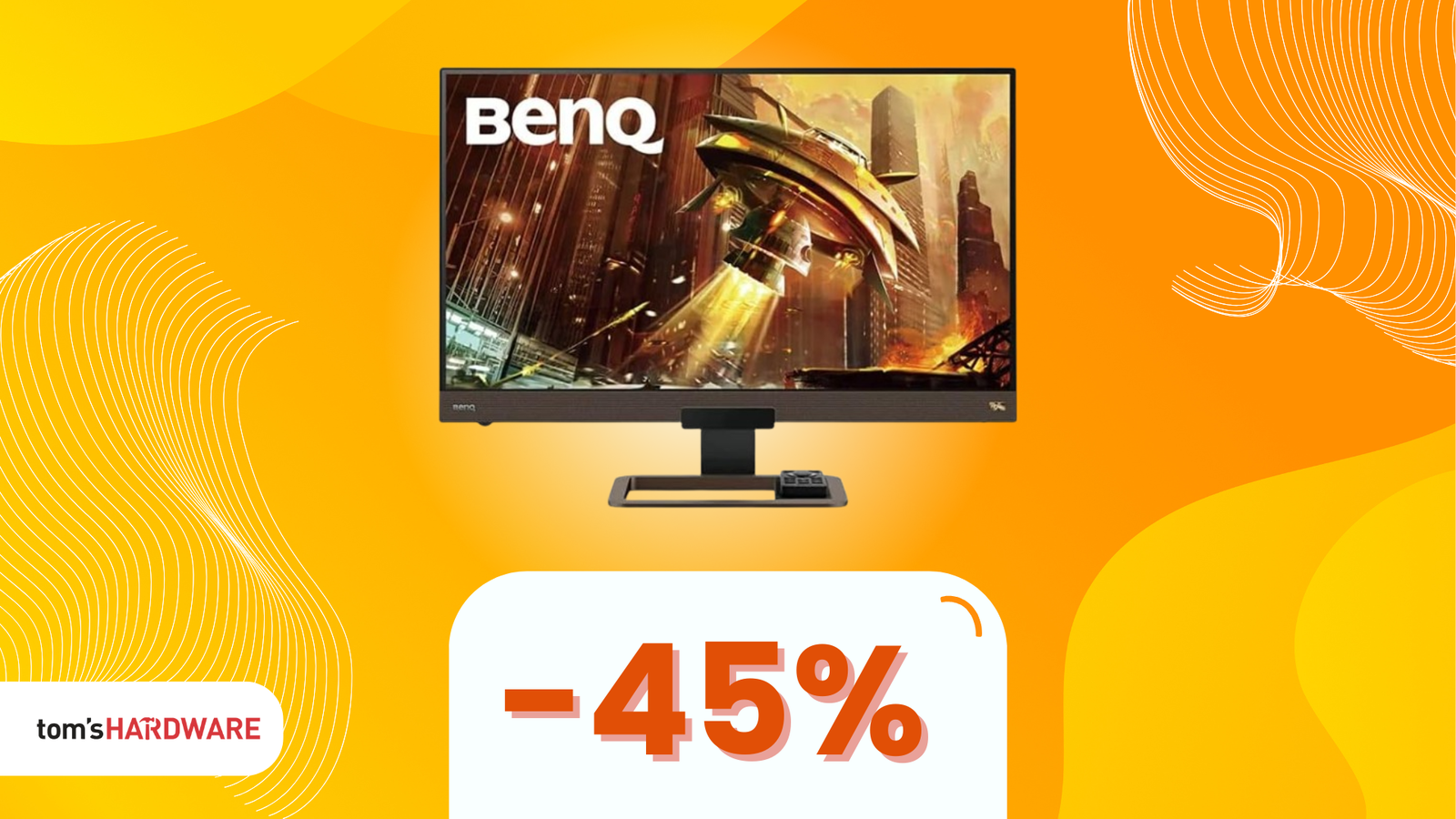 Immagine di Prestazioni da pro gamer con questo monitor BenQ, ottimo anche per PS5 e Xbox, oggi quasi a META' PREZZO!