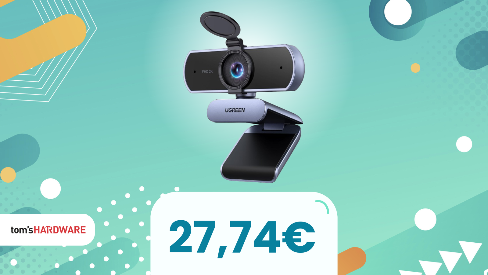 Immagine di Videochiamate sempre cristalline con questa webcam Ugreen, oggi in OFFERTA LAMPO!