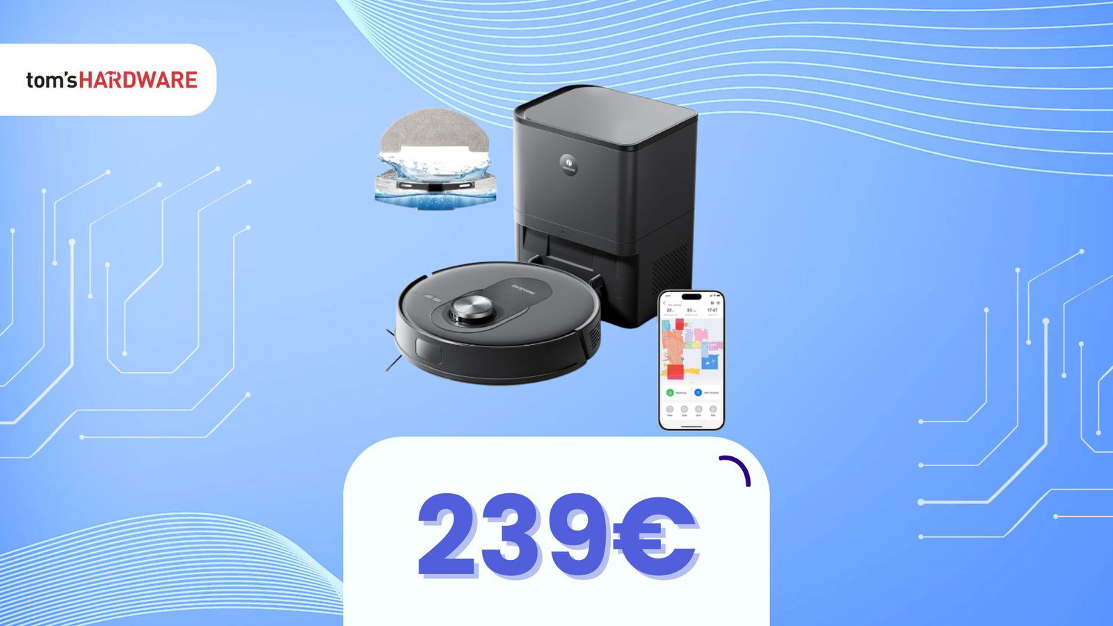 Immagine di Un robot aspirapolvere sta battendo il suo sconto migliore, arrivando a soli 239€