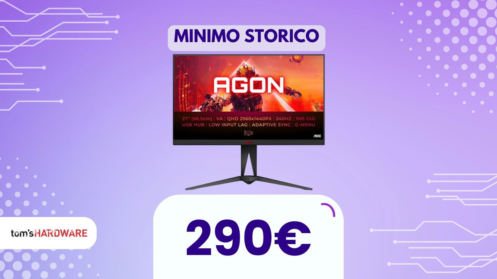 Immagine di Un monitor AOC così bello e performante non l'hai mai visto a questo prezzo