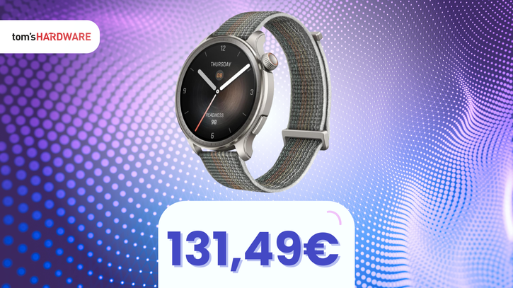 Immagine di Personalizza il tuo allenamento con questo smartwatch Amazfit, ora al MINIMO STORICO!