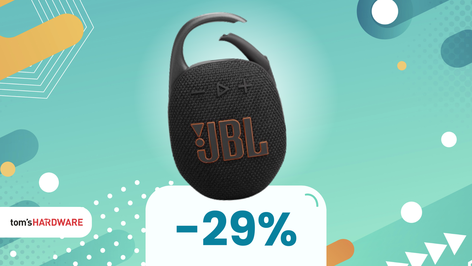 Immagine di Musica senza confini: speaker JBL Clip 5 a soli 50€!