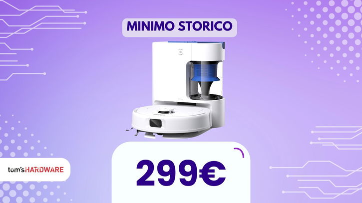 Immagine di Il robot che non ha bisogno del sacchetto oggi al minimo storico: sotto i 300€!