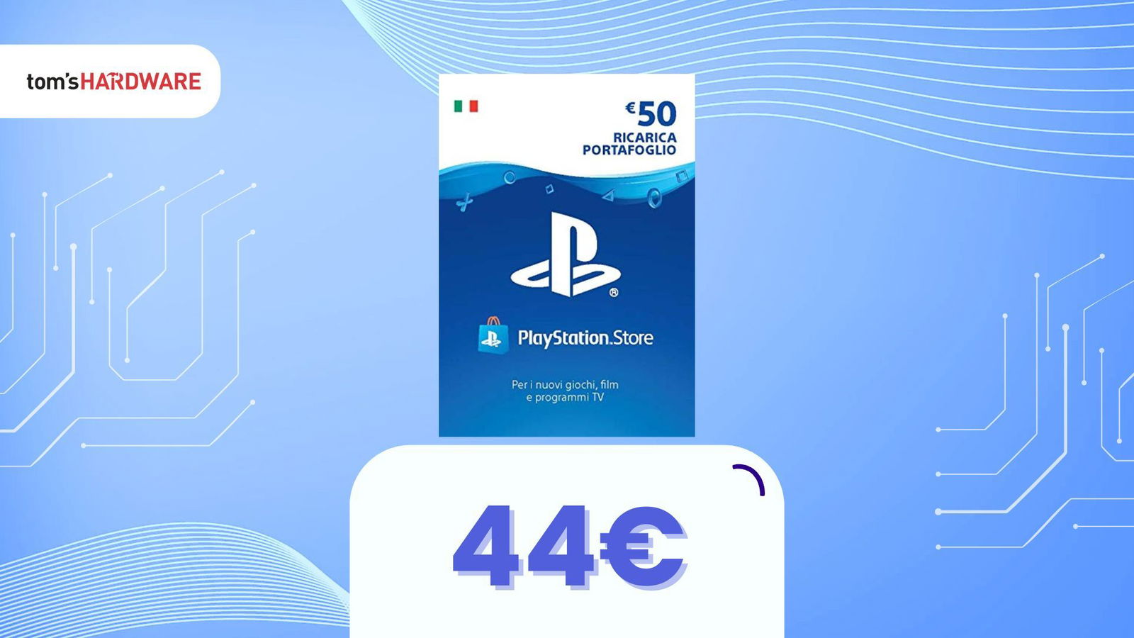 Immagine di Con 44€ ricarichi 50€ su PlayStation Network. Il modo per risparmiare