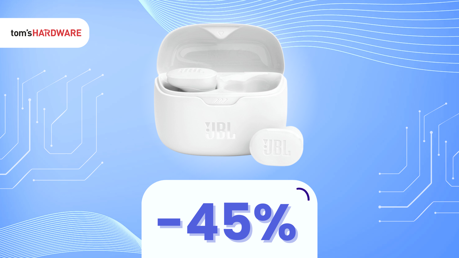 Immagine di SCONTO IMPERDIBILE sugli auricolari JBL Tune Buds, oggi a META' PREZZO!