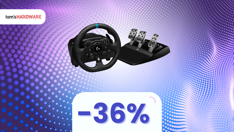 Immagine di Guida con precisione con il Logitech G923 G Trueforce, oggi in OFFERTA SPECIALE! -36%