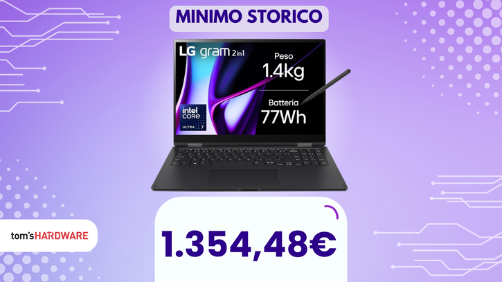 Immagine di Trasforma il tuo modo di lavorare con LG gram Pro 2in1, oggi al MINIMO STORICO!