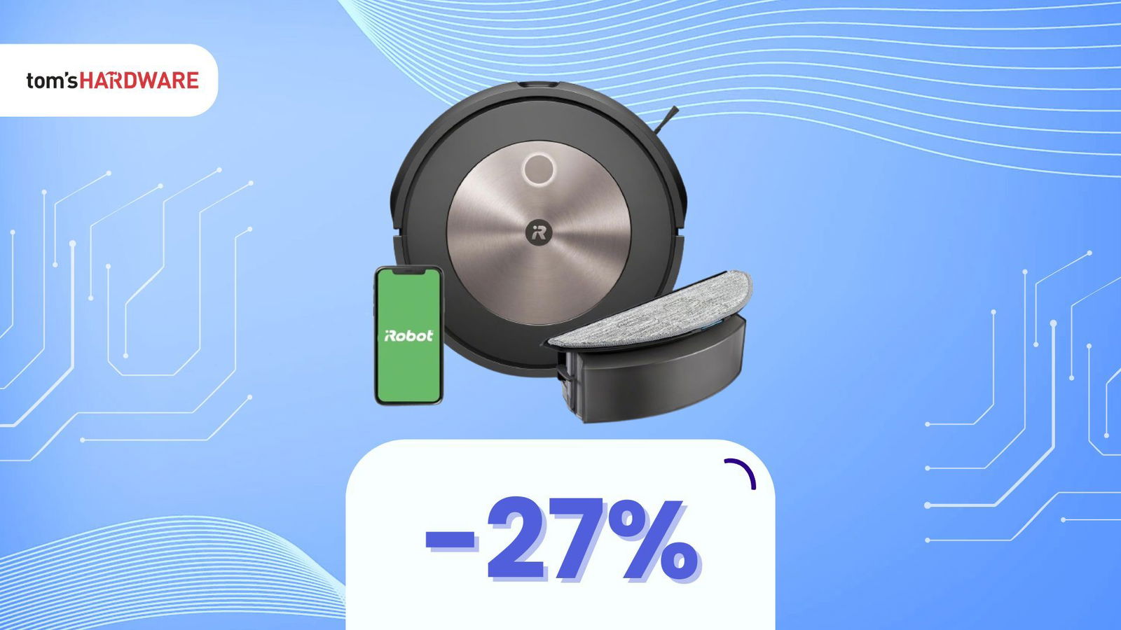 Immagine di Robot senza svuotamento automatico? Questo Roomba al -27% è perfetto