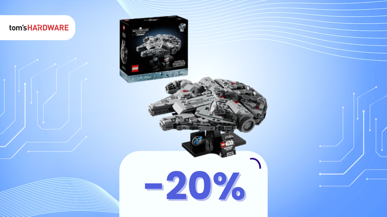 Immagine di Millennium Falcon LEGO a soli 68€ per volare nella galassia lontana lontana!