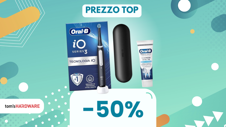 Immagine di Sorriso perfetto e sano con lo spazzolino elettrico Oral-B a 60€!