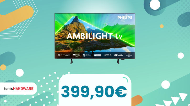 Immagine di Trasforma il tuo salotto con questa smart TV Philips Ambilight da 50"! Oggi costa ANCORA MENO!