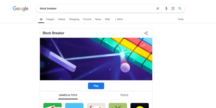 Immagine di Google aggiunge un gioco gratis alla sua Ricerca