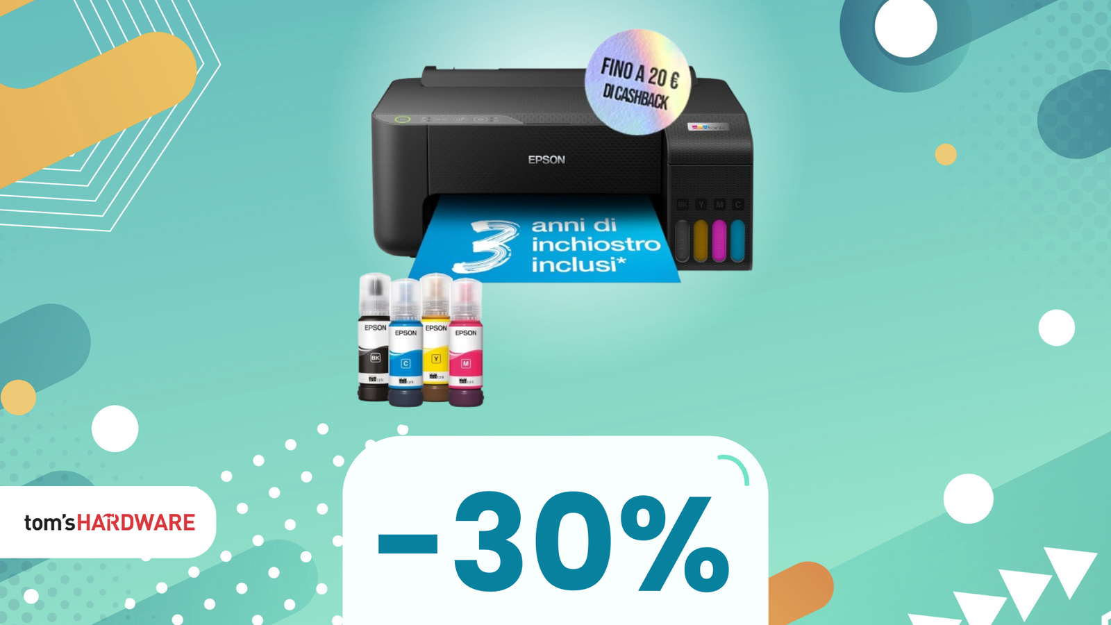 Immagine di Dì addio alle cartucce costose con questa stampante, ora con uno SCONTO del 30%!