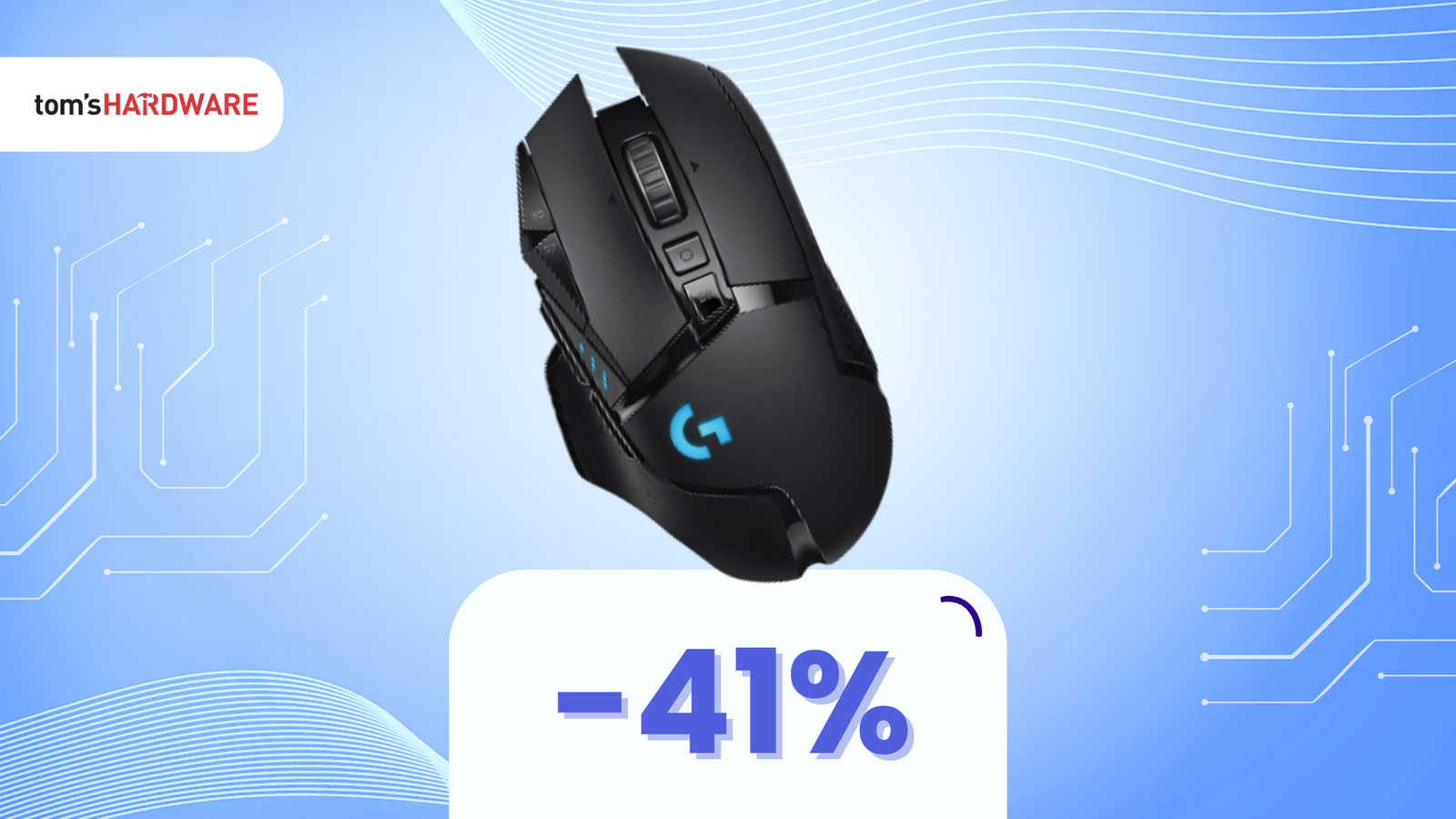 Immagine di Mouse Logitech Lightspeed a soli 100€ per un gaming epico!