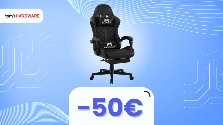 Immagine di Relax totale con questa ottima sedia gaming, oggi SCONTATA grazie a un COUPON! - 50€