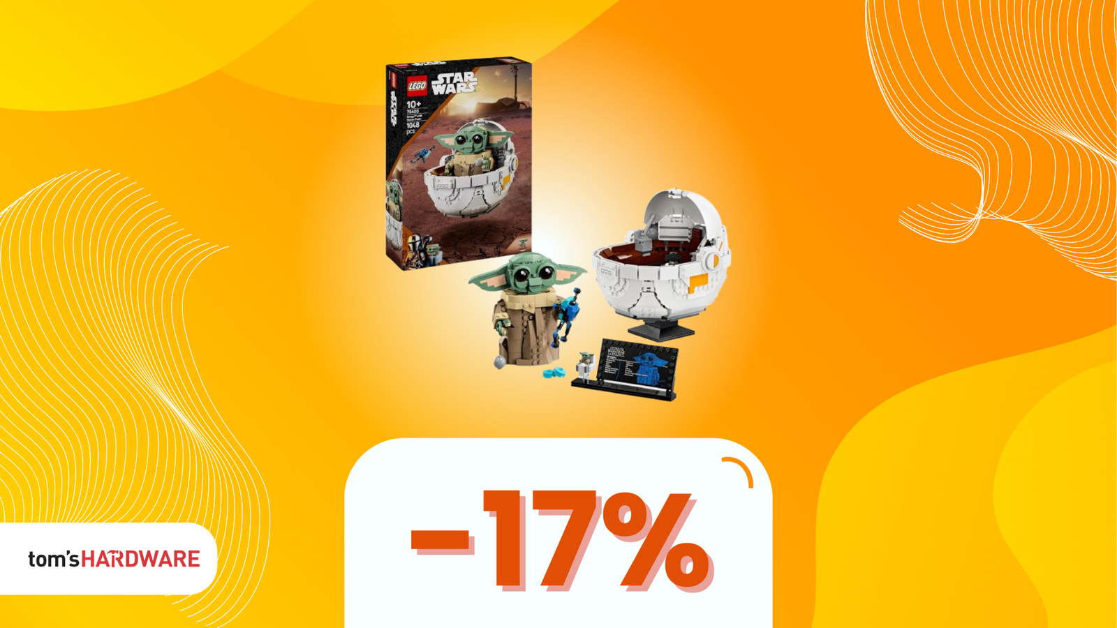 Immagine di LEGO Star Wars Grogu e Carrozzina: un set da collezione IMPERDIBILE, ora con il 17% di SCONTO!