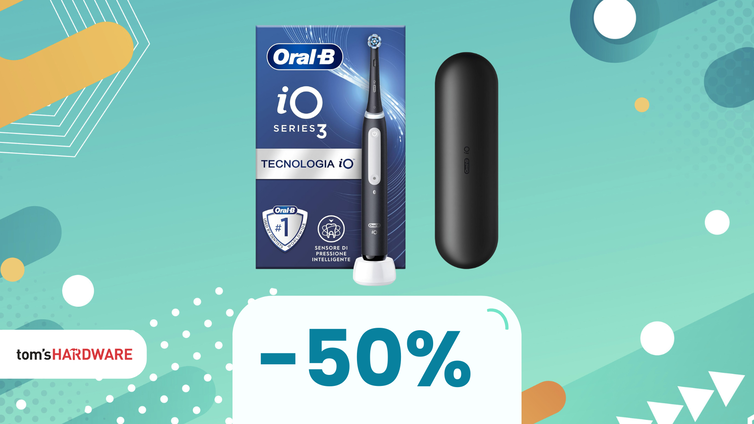 Immagine di Oral-B iO 3 a META' PREZZO! Risparmia il 50% su Amazon