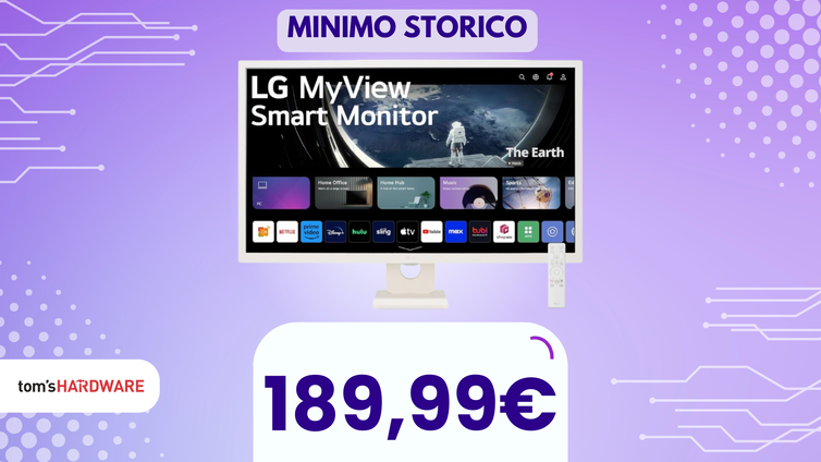 Immagine di Questo smart monitor da 32" è perfetto per la casa e non è mai costato COSI' POCO!