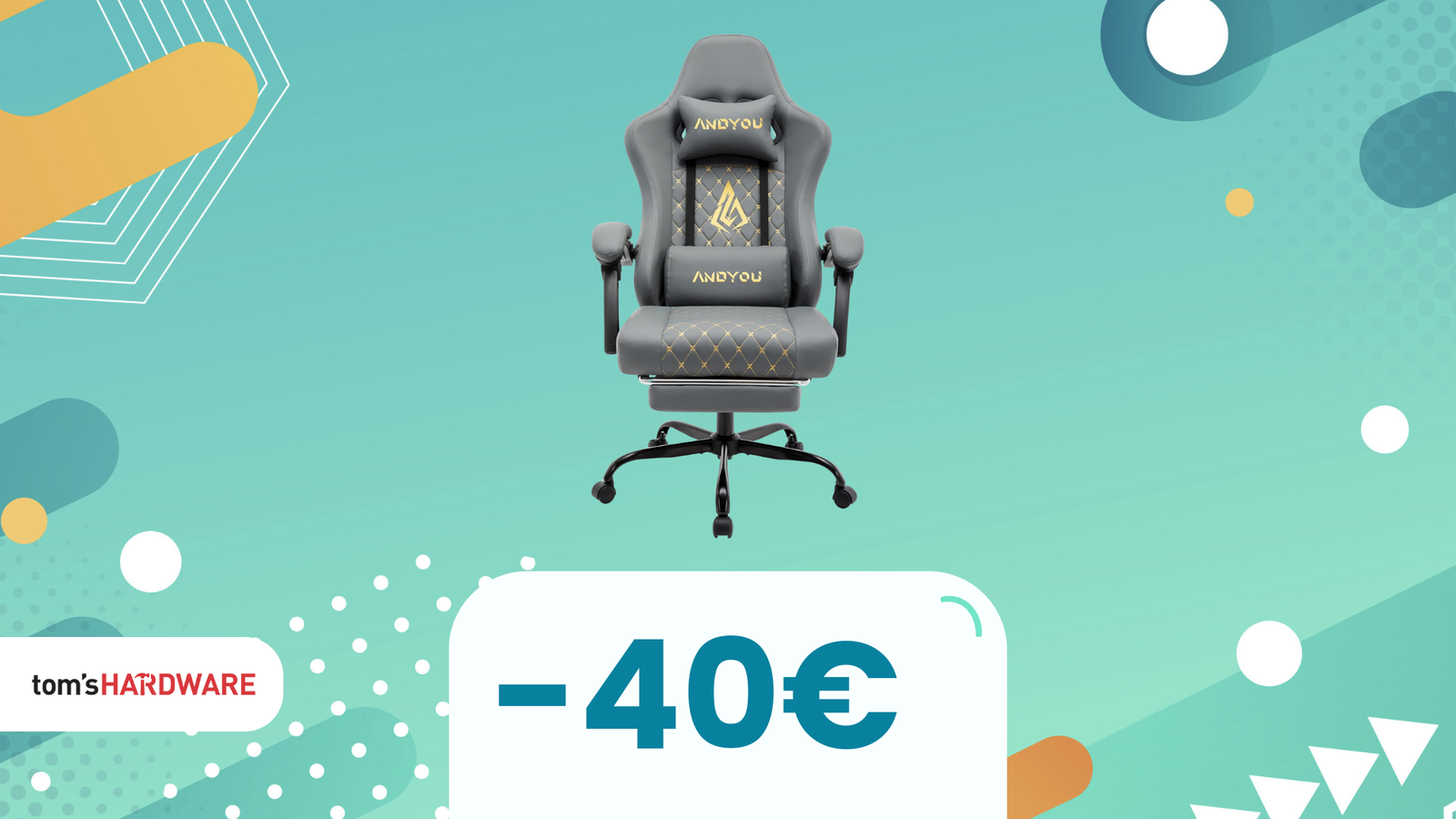 Immagine di Gioca come un pro con questa sedia gaming Andyou a solo 99€!