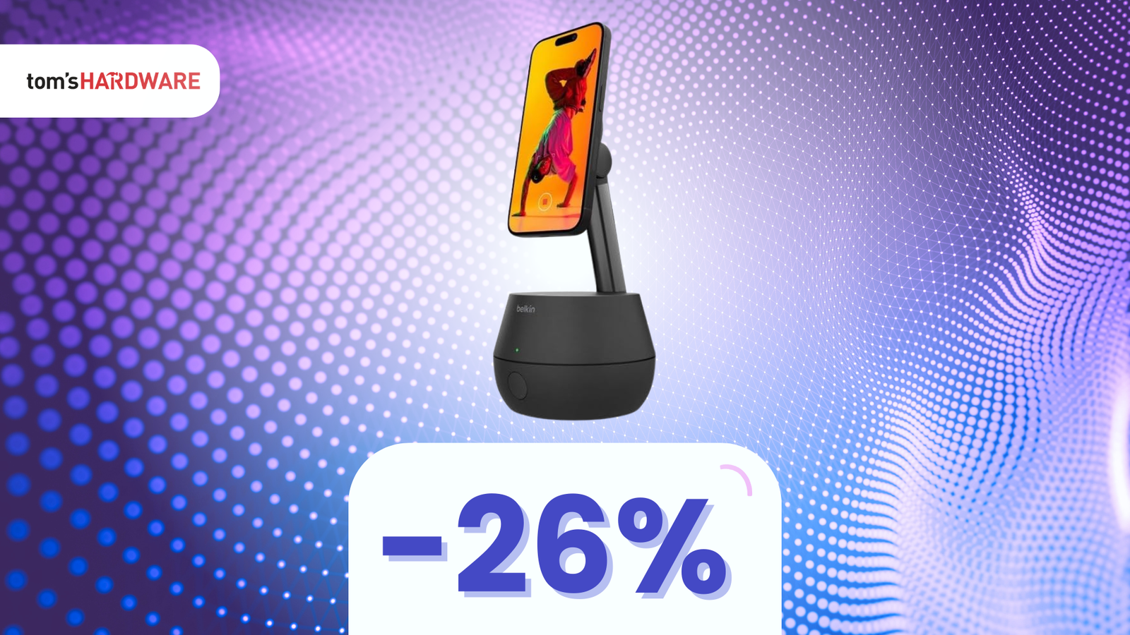 Immagine di Migliora le tue videochiamate con il supporto Belkin Pro, oggi in SCONTO! -26%