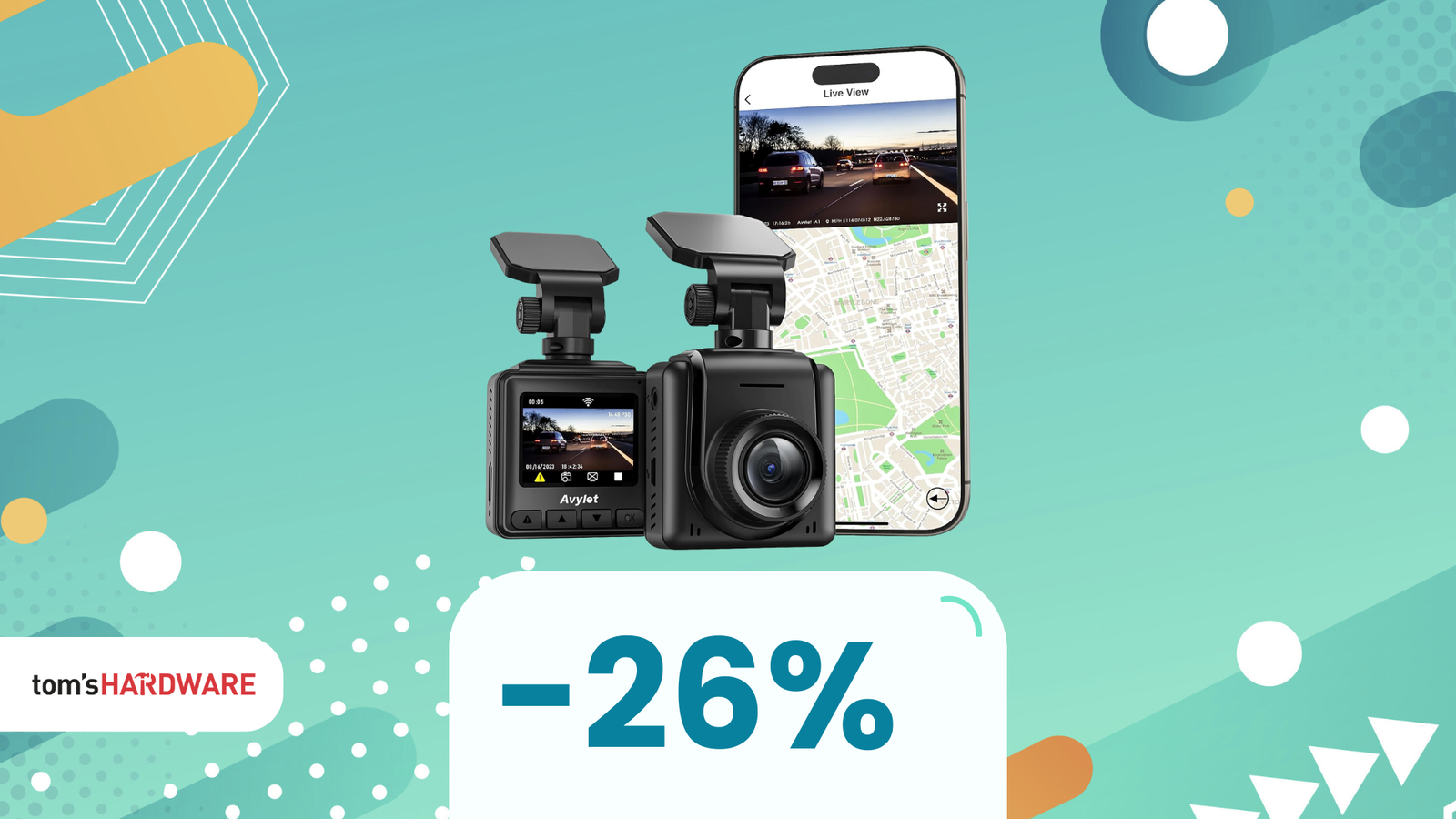 Immagine di 2K Dash Cam a un prezzo SHOCK! (-40€)