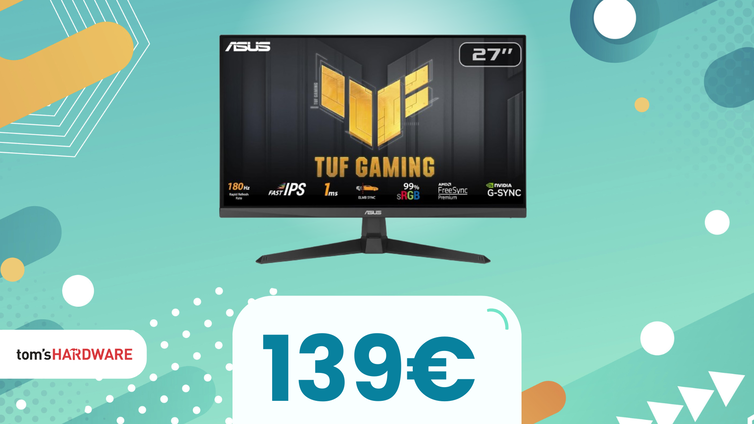 Immagine di Monitor 27" 180Hz ASUS a un PREZZO IMPERDIBILE! MENO di 140€!