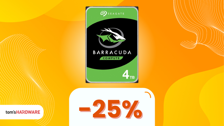 Immagine di Avete bisogno di più spazio? Questo hard disk da 4 TB fa per voi, oggi in SCONTO! -25%