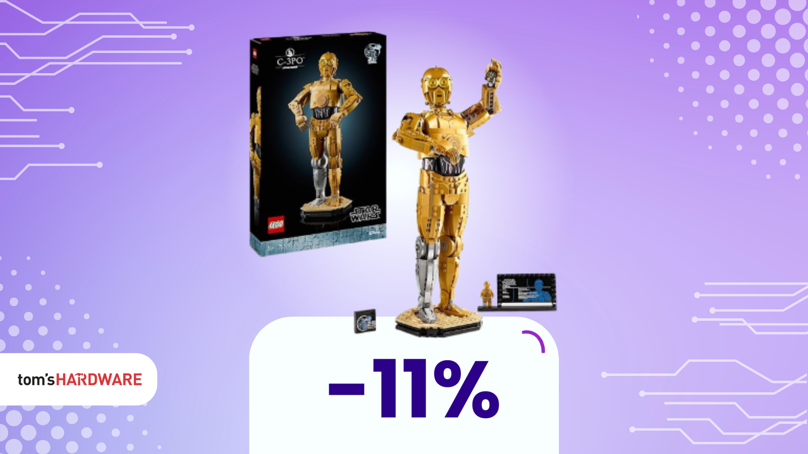 Immagine di C-3PO LEGO a 124€: imperdibile per tutti i fan di Star Wars!