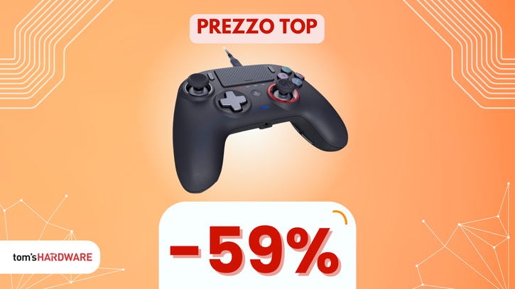 Immagine di Questo ottimo controller Nacon per PS5 e PC oggi può essere tuo a MENO DI META' PREZZO! -59%