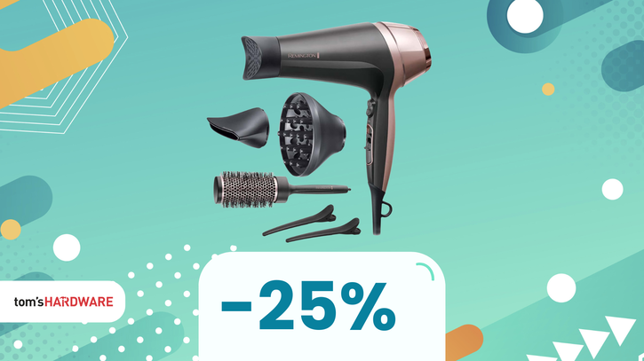 Immagine di Fai felice il tuo partner fissato con i capelli: asciugacapelli Remington 2200W a un prezzo SHOCK! (-25%)