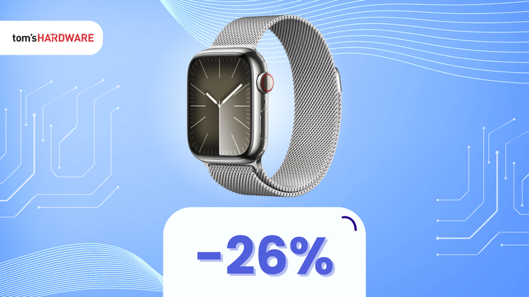 Immagine di Apple Watch Series 9 GPS + Cellular 41mm a soli 549€!