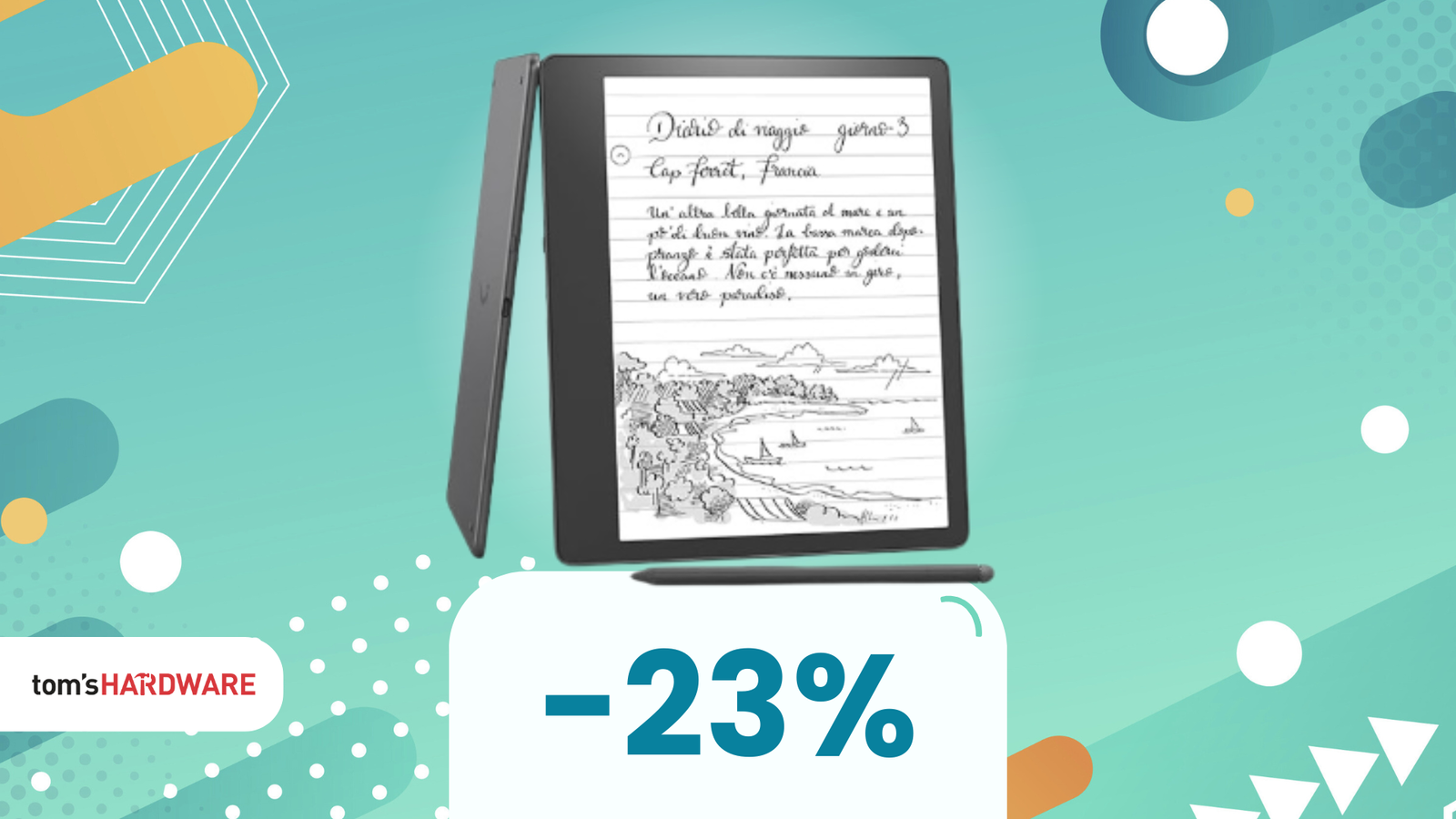 Immagine di Scrivi, leggi, sogna: Kindle Scribe oggi a solo 285€!