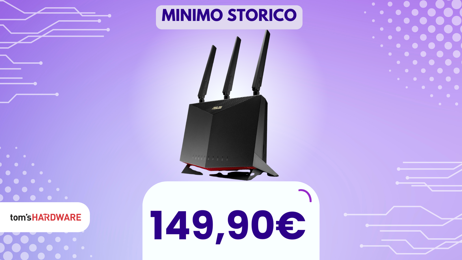 Immagine di Elimina i punti morti in casa con questo router ASUS, oggi al MINIMO STORICO!