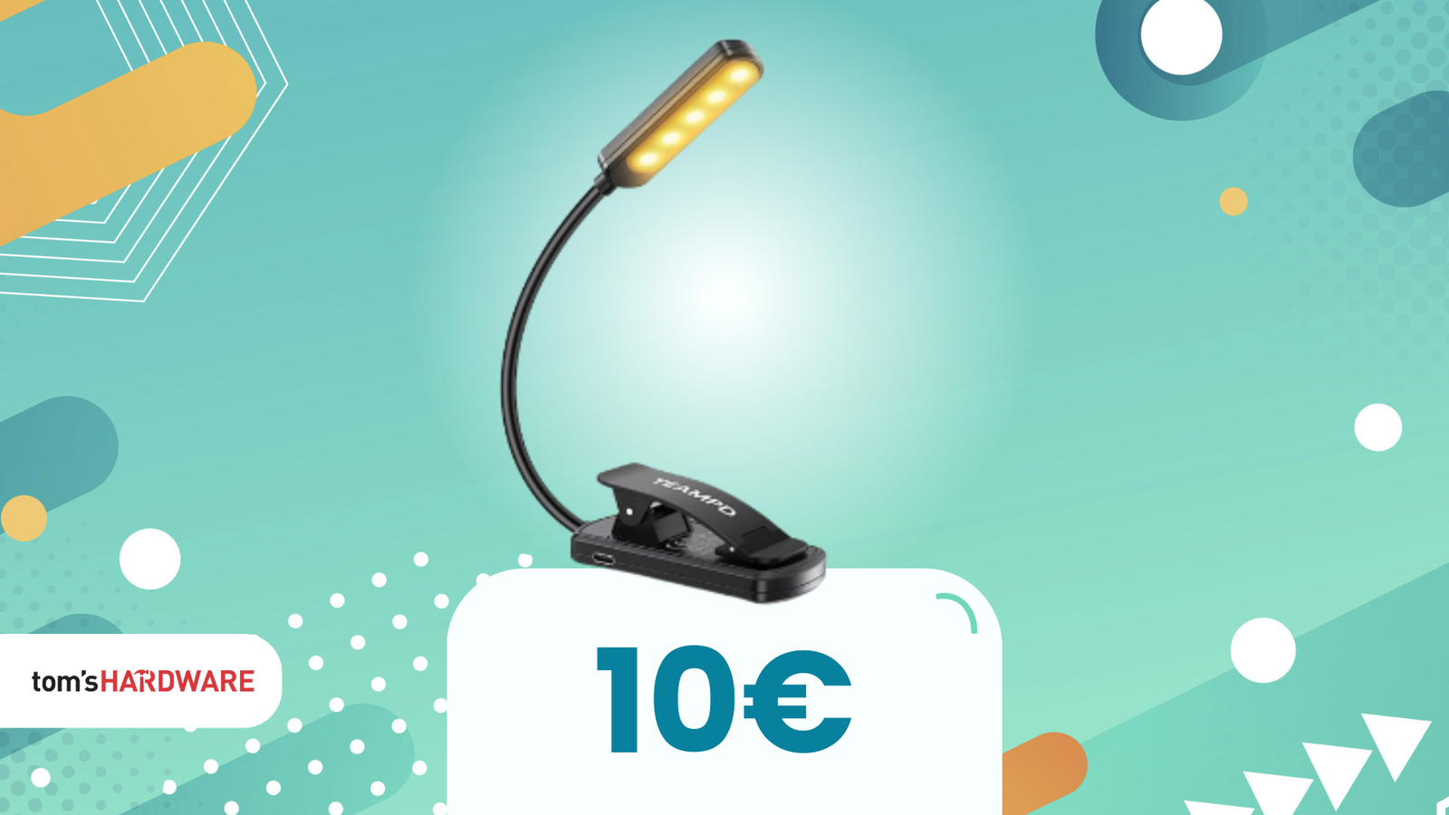 Immagine di Luce da lettura a soli 10€: comoda, versatile e ricaricabile USB!