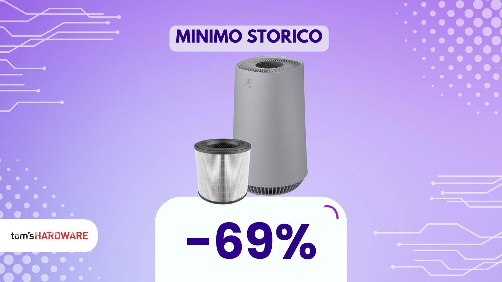 Immagine di Non dormire su questa offerta: purificatore d’aria da 200€ a soli 66€