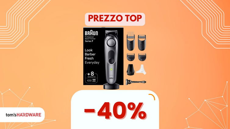 Immagine di Rasoio e regolabarba in uno? Con questo Braun sì, e il prezzo è -40%