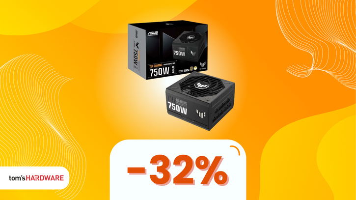 Immagine di ASUS TUF Gaming 750W, l'alimentatore ideale per i gamer esigenti, oggi iin SUPER SCONTO! - 32%