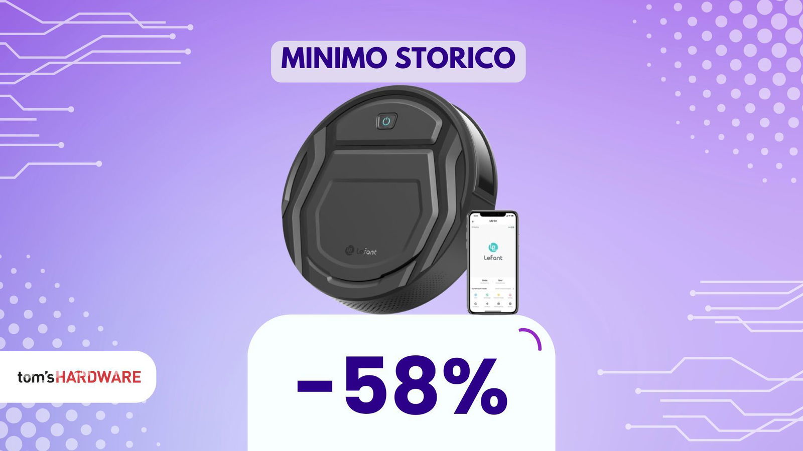 Immagine di Non sai se fidarti di un robot aspirapolvere? Inizia con questo a 99€ (-58%)