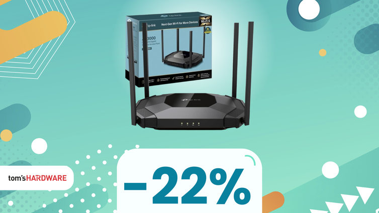 Immagine di Potenzia la tua rete con questo access point Wi-Fi 6, oggi al suo MINIMO STORICO! -22%