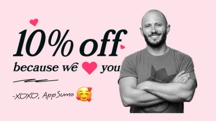 Immagine di AppSumo celebra San Valentino con offerte su software di ogni genere