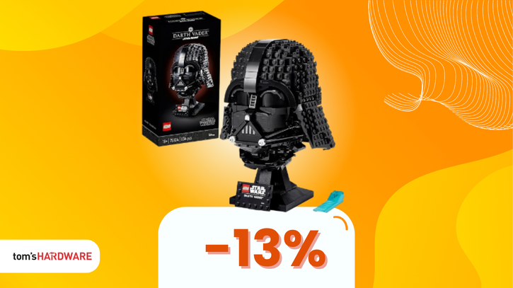 Immagine di Casco LEGO di Darth Vader a soli 70€: il Lato Oscuro dei mattoncini!