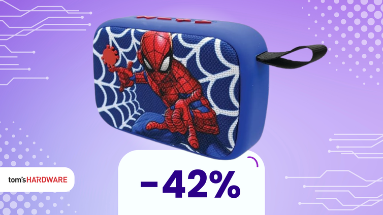 Immagine di Speaker di Spider-Man a soli 21€: anche i supereroi amano la musica!