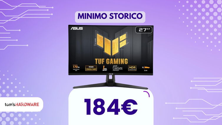 Immagine di Dubbioso su questo monitor Asus TUF? Con il prezzo di 184€, ti ricrederai