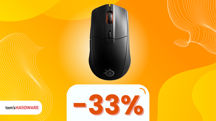 Immagine di SCONTO del 33% su SteelSeries Rival 3 Wireless, uno dei migliori mouse in commercio!