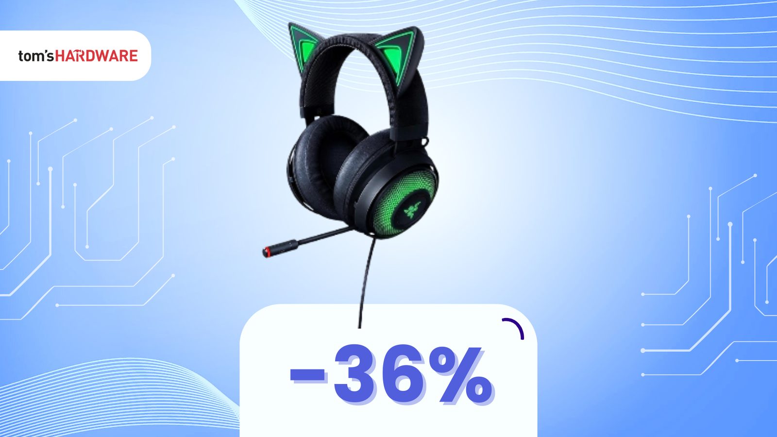 Immagine di Cuffie Razer Kraken Kitty a 108€: quelle orecchie da gatto sono STUPENDE!