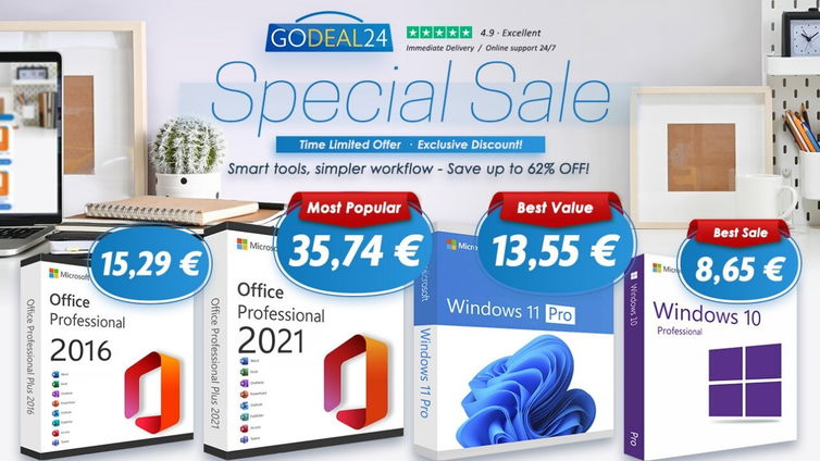 Immagine di Office 2021 e Windows 11 a vita, sconto fino al 62%