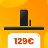 Ogni negozio ha il suo affare. Unieuro oggi propone una soundbar Samsung a 129€