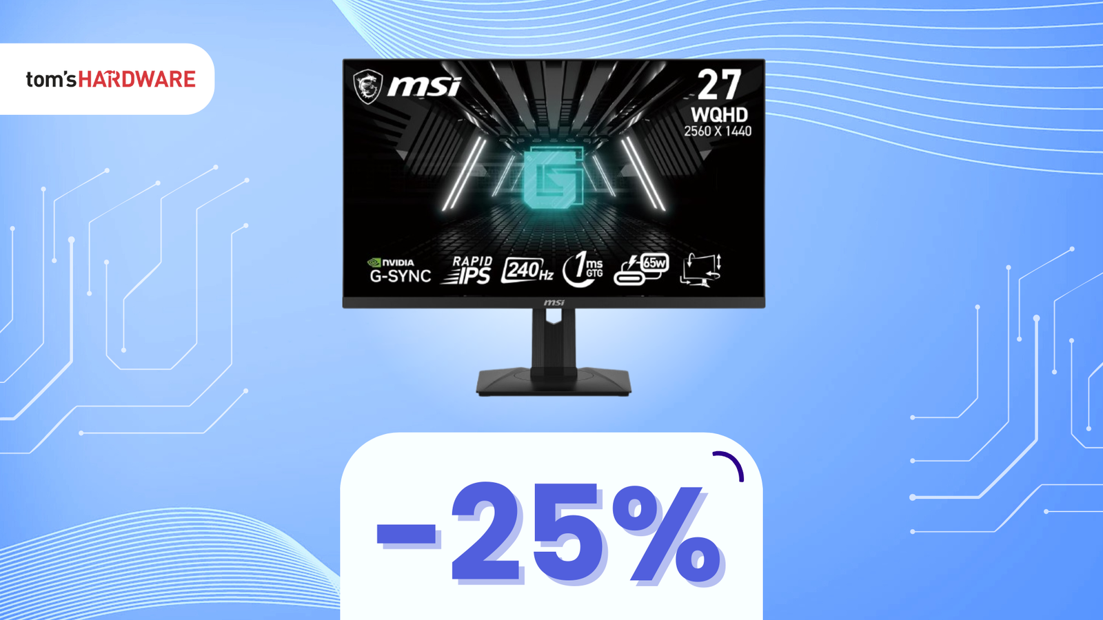 Immagine di Monitor gaming MSI, ottimo per gli eSports, oggi in OFFERTA! -25%