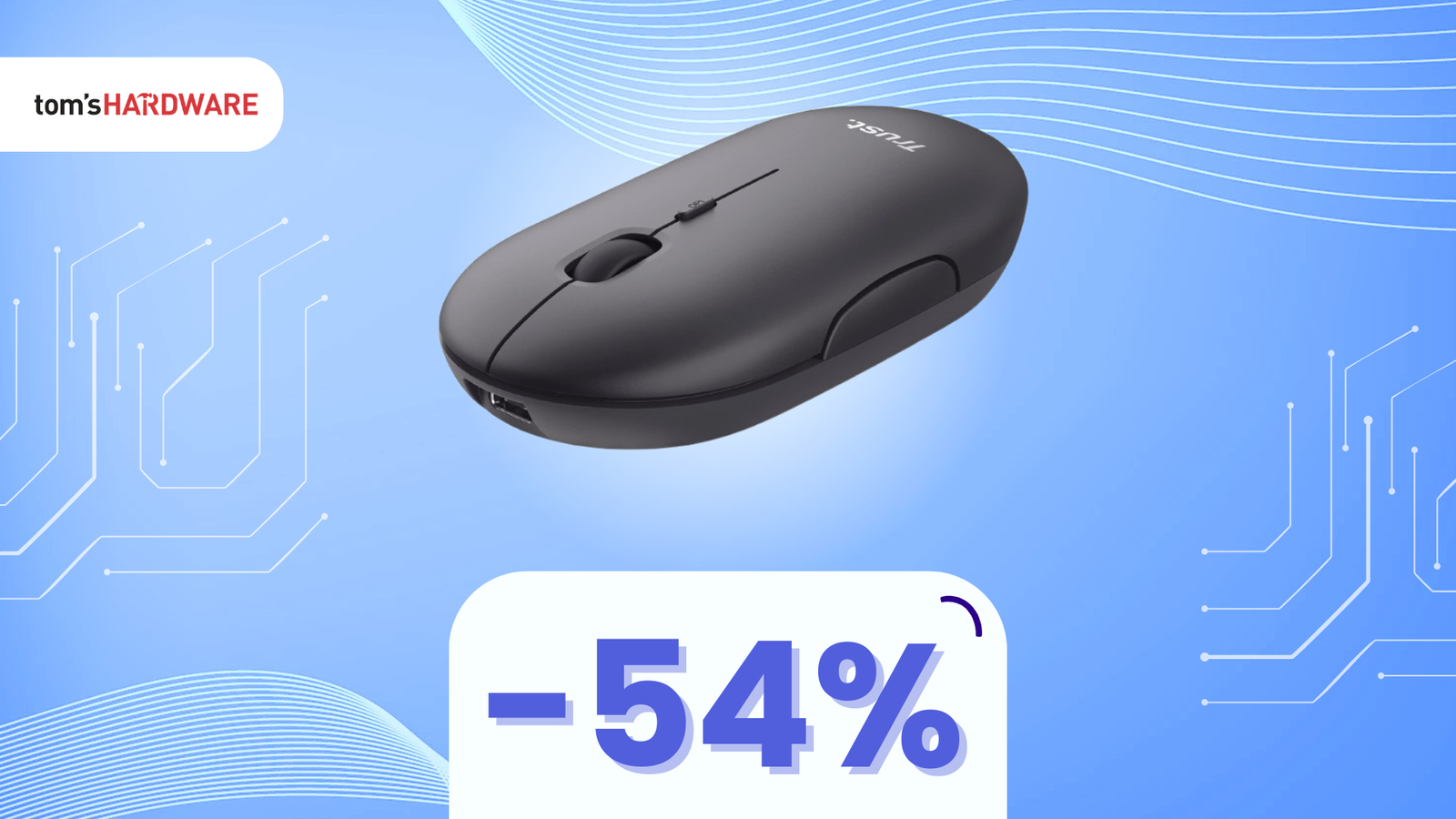 Immagine di Trust Puck: mouse wireless ultra compatto a SOLI 10€ su Amazon! -54%