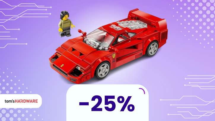 Immagine di Ferrari F40 LEGO a soli 20€: scaldate il motore!